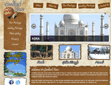 Tablet Screenshot of goodlucktourism.com